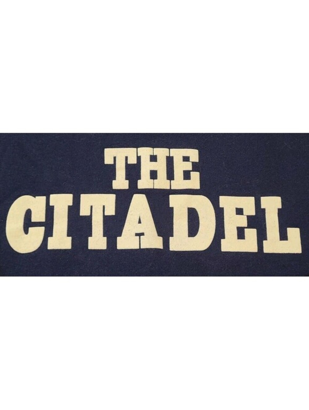 Vtg The Citadel Sweatshirt Mens Size Small Navy Blue Russell Athletic Crew Neck